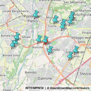 Mappa Via Trento, 24048 Treviolo BG, Italia (2.31067)