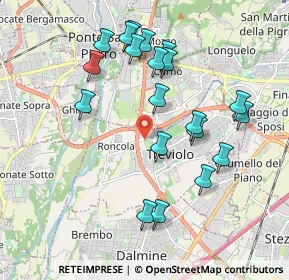 Mappa Via Trento, 24048 Treviolo BG, Italia (1.923)