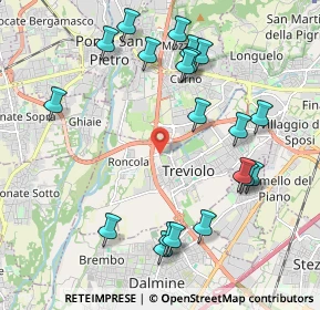 Mappa Via Trento, 24048 Treviolo BG, Italia (2.2505)