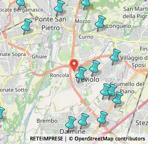 Mappa Via Trento, 24048 Treviolo BG, Italia (2.756)