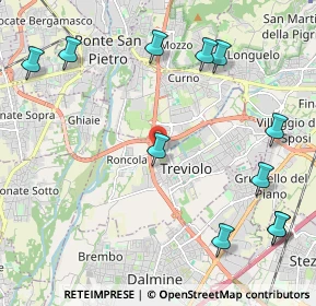 Mappa Via Trento, 24048 Treviolo BG, Italia (2.66455)