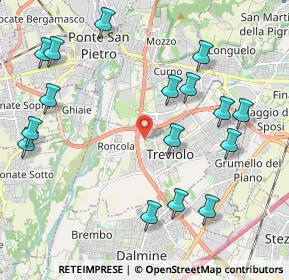 Mappa Via Trento, 24048 Treviolo BG, Italia (2.40813)