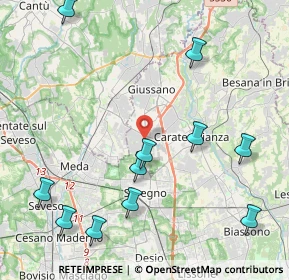 Mappa Viale Brianza, 20833 Giussano MB, Italia (5.06909)