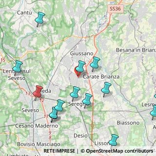 Mappa Viale Brianza, 20833 Giussano MB, Italia (5.29429)