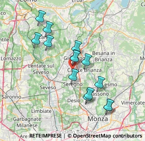 Mappa Viale Brianza, 20833 Giussano MB, Italia (6.71071)