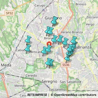 Mappa Viale Brianza, 20833 Giussano MB, Italia (1.5435)