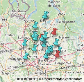 Mappa Viale Brianza, 20833 Giussano MB, Italia (10.52579)