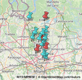 Mappa Viale Brianza, 20833 Giussano MB, Italia (9.01063)