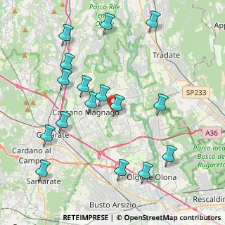 Mappa Via Brecht B., 21054 Fagnano Olona VA, Italia (4.49563)