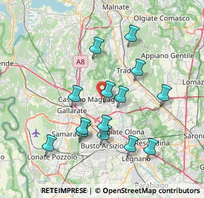 Mappa Via Brecht B., 21054 Fagnano Olona VA, Italia (7.05714)