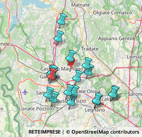 Mappa Via Brecht B., 21054 Fagnano Olona VA, Italia (7.02947)