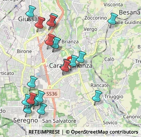 Mappa Via Giuseppe Marcora, 20841 Carate Brianza MB, Italia (2.2015)