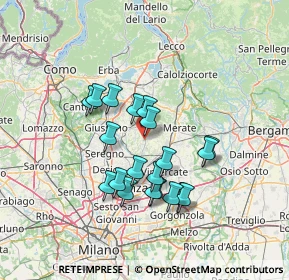 Mappa Rogoredo-Valaperta-Rimoldo, 23880 Casatenovo LC, Italia (11.816)