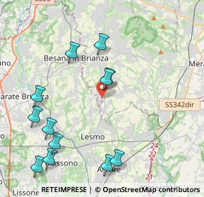 Mappa Rogoredo-Valaperta-Rimoldo, 23880 Casatenovo LC, Italia (4.7075)