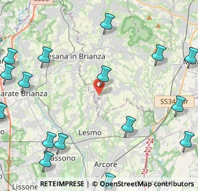 Mappa Rogoredo-Valaperta-Rimoldo, 23880 Casatenovo LC, Italia (6.5935)