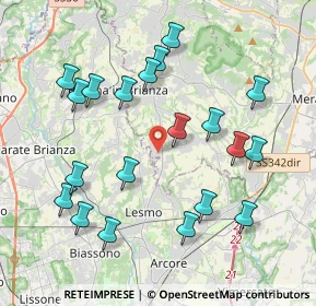 Mappa Rogoredo-Valaperta-Rimoldo, 23880 Casatenovo LC, Italia (4.1725)