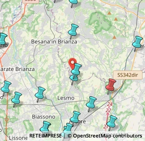 Mappa Rogoredo-Valaperta-Rimoldo, 23880 Casatenovo LC, Italia (6.22)