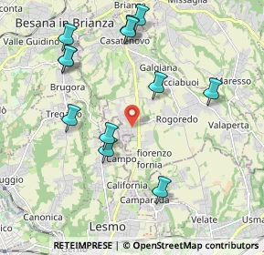 Mappa Rogoredo-Valaperta-Rimoldo, 23880 Casatenovo LC, Italia (2.15)