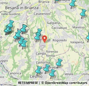 Mappa Rogoredo-Valaperta-Rimoldo, 23880 Casatenovo LC, Italia (2.7205)