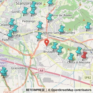 Mappa Via Enrico Toti, 24060 Brusaporto BG, Italia (2.93368)