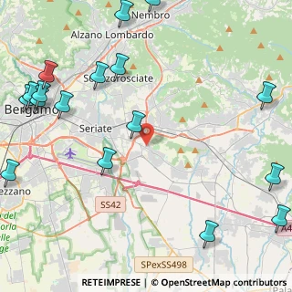 Mappa Via Enrico Toti, 24060 Brusaporto BG, Italia (6.30941)
