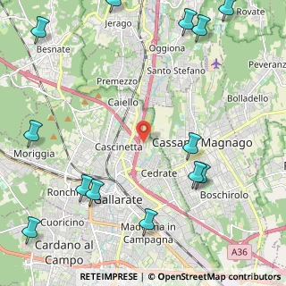 Mappa Via Guido Rossa, 21013 Gallarate VA, Italia (3.15)