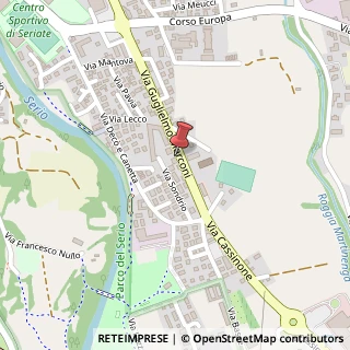Mappa Via Guglielmo Marconi, 94, 24068 Seriate, Bergamo (Lombardia)