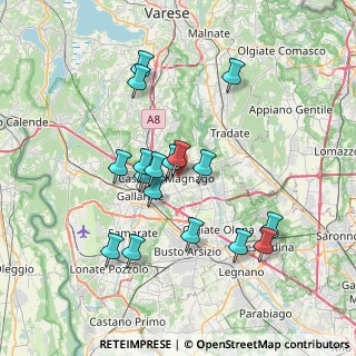 Mappa Via Rovigo, 21050 Cairate VA, Italia (6.63)