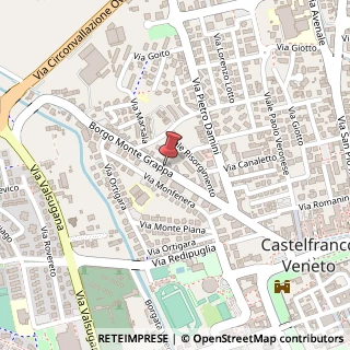 Mappa Borgo monte grappa 23, 31033 Castelfranco Veneto, Treviso (Veneto)