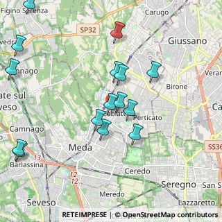 Mappa 22060 Cabiate CO, Italia (2.20133)
