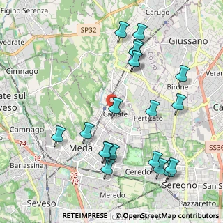 Mappa 22060 Cabiate CO, Italia (2.275)