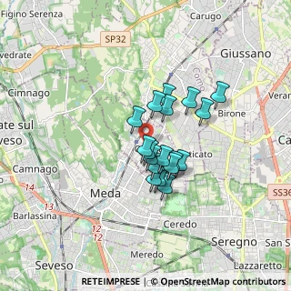 Mappa 22060 Cabiate CO, Italia (1.16556)