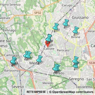 Mappa 22060 Cabiate CO, Italia (2.25)