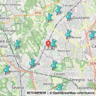 Mappa 22060 Cabiate CO, Italia (2.74)