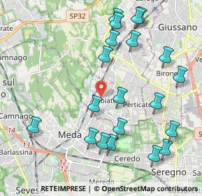 Mappa 22060 Cabiate CO, Italia (2.305)