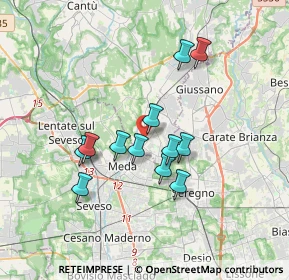 Mappa 22060 Cabiate CO, Italia (2.93)