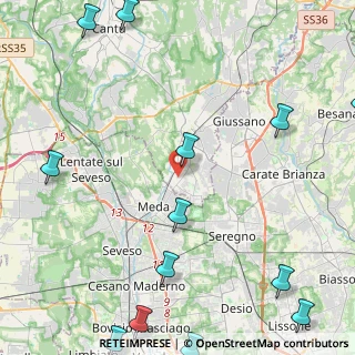 Mappa 22060 Cabiate CO, Italia (6.8)