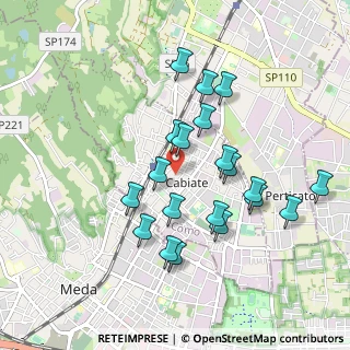 Mappa 22060 Cabiate CO, Italia (0.874)