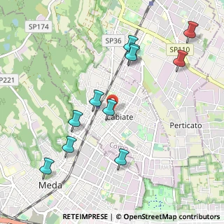 Mappa 22060 Cabiate CO, Italia (1.08909)