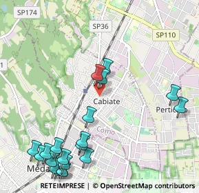 Mappa 22060 Cabiate CO, Italia (1.3735)