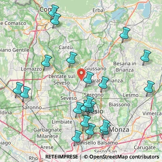 Mappa 22060 Cabiate CO, Italia (10.202)