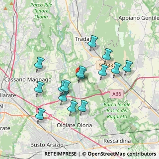 Mappa Via Lazzaretto, 21050 Gorla Maggiore VA, Italia (3.38867)
