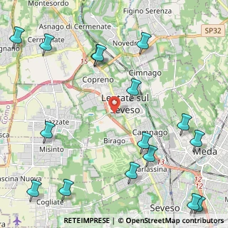 Mappa Via Mario Riva, 20823 Lentate sul Seveso MB, Italia (3.04063)