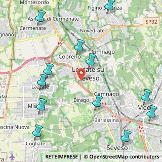 Mappa Via Mario Riva, 20823 Lentate sul Seveso MB, Italia (2.78615)