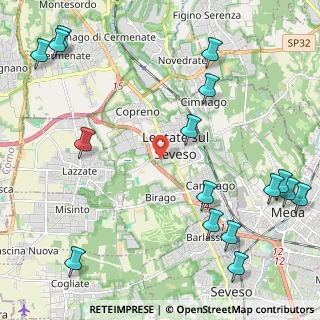 Mappa Via Mario Riva, 20823 Lentate sul Seveso MB, Italia (3.02313)