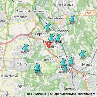Mappa Via Mario Riva, 20823 Lentate sul Seveso MB, Italia (2.07727)
