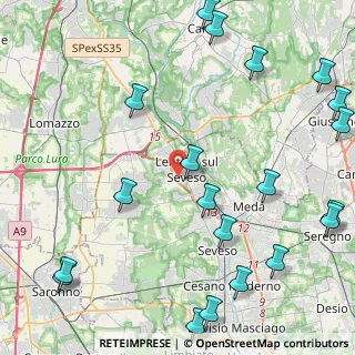 Mappa Via Groane, 20823 Lentate sul Seveso MB, Italia (6.062)