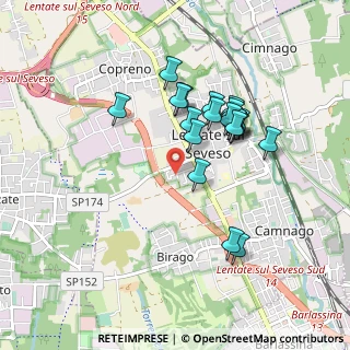 Mappa Via Mario Riva, 20823 Lentate sul Seveso MB, Italia (0.7855)
