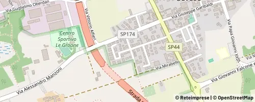 Mappa Lentate sul Seveso