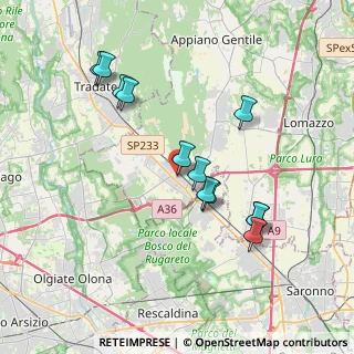 Mappa Via Sant'Alessandro Martire, 22076 Mozzate CO, Italia (3.61833)